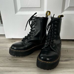 Dr. Martens Black Leather Boots